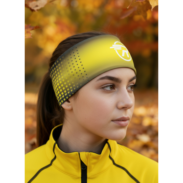 Повязка трикотажная принт RAY хаки  фото 1