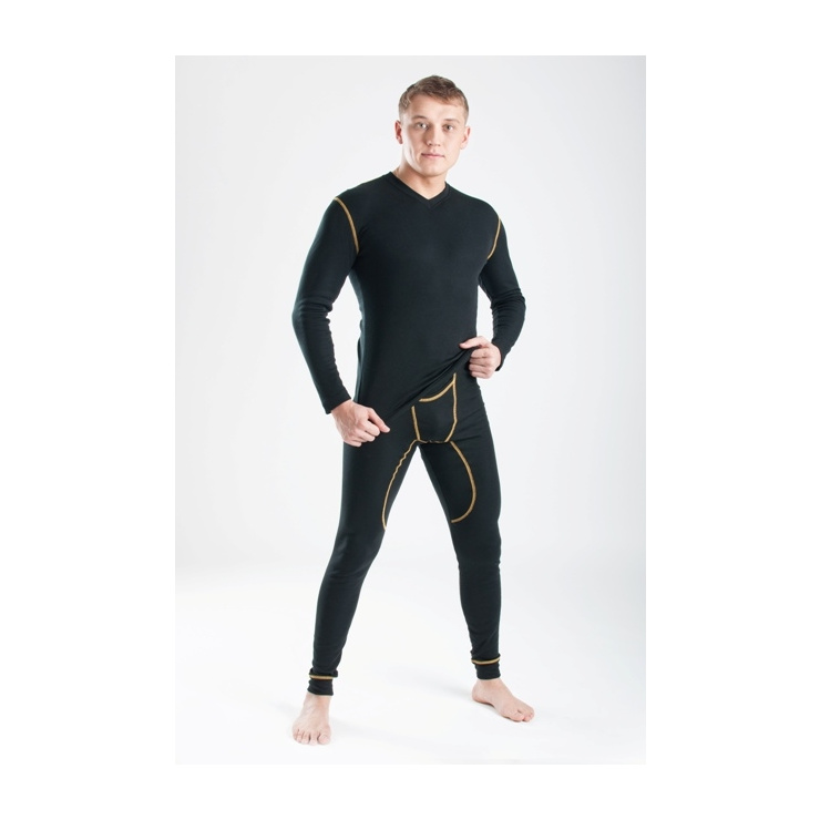 Комплект мужской спортивный, рост 170-176 см, черный фото 1