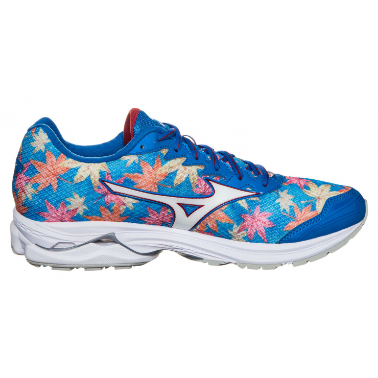 Кроссовки MIZUNO WAVE RIDER 20 (Osaka)  синий/белый/красный фото 2