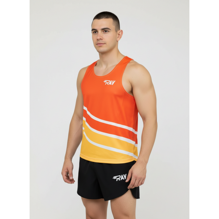 Майка спортивная RAY (Men) принт "Волны-3" фото 1