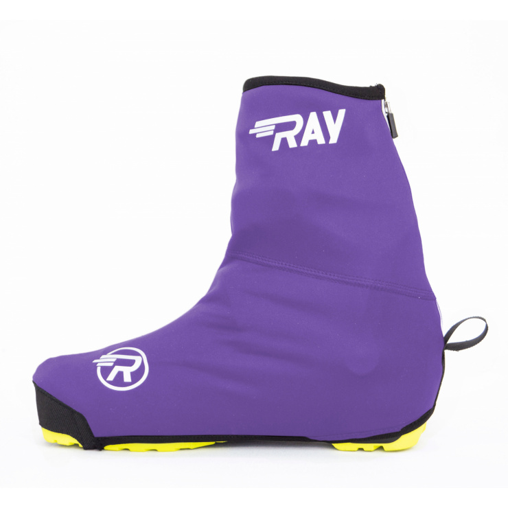 Чехол на ботинки BootCover RAY (UNI) фиолетовый, лого с/о фото 2