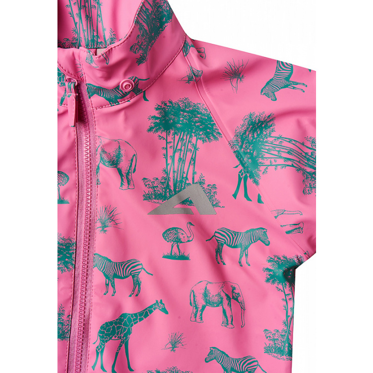Куртка-дождевик д/дев. OLDOS "Саванна" цвет розовый фото 5