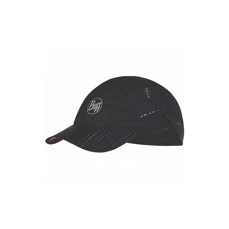 Кепка BUFF Pro Run Cap Patterned R-Lithe Black (US:one size) фото 1