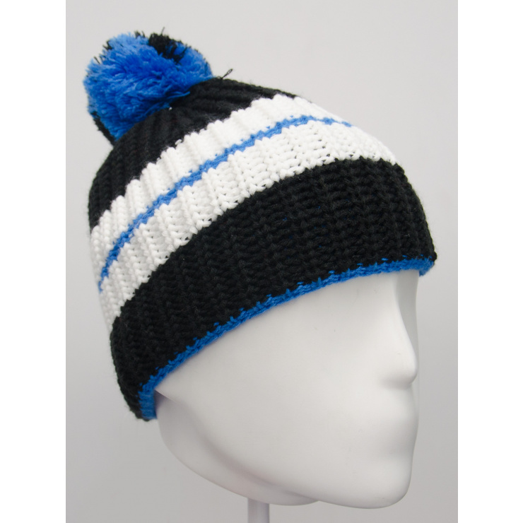 Шапочка RAY вязанная Арктика, черный/синий фото 1
