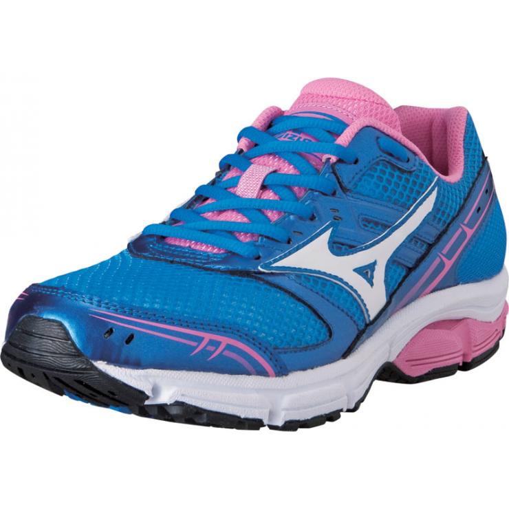 Кроссовки MIZUNO WAVE IMPETUS (W), синий/белый/розовый фото 1