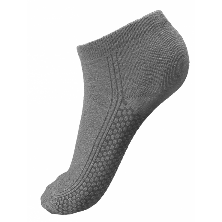 Носки  BAMBOO SHENGHUA, низкие, серый фото 1