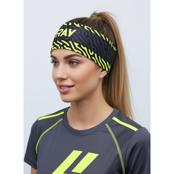 Повязка летняя облегчённая (UNI) принт тигр-лимон фото 3