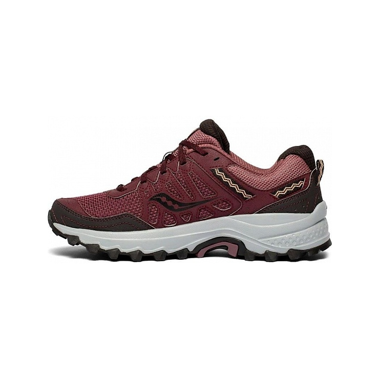 Кроссовки Saucony EXCURSION TR12 Burgundy/Grey (W) (2019) фото 2