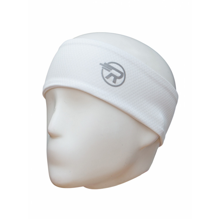 Повязка летняя облегчённая (UNI) белый с/о лого фото 5