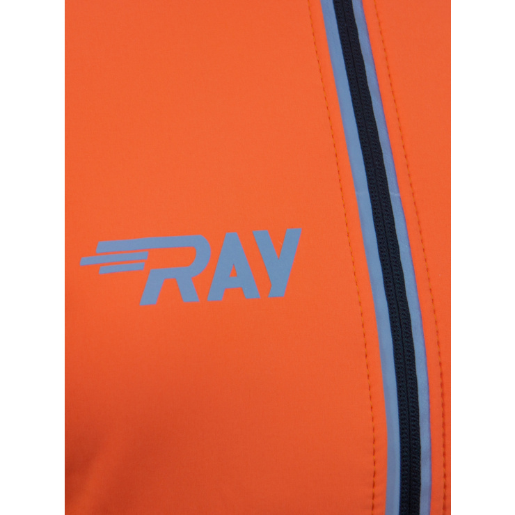 Куртка разминочная RAY WS модель PRO RACE (Woman) оранжевый/черный фото 4