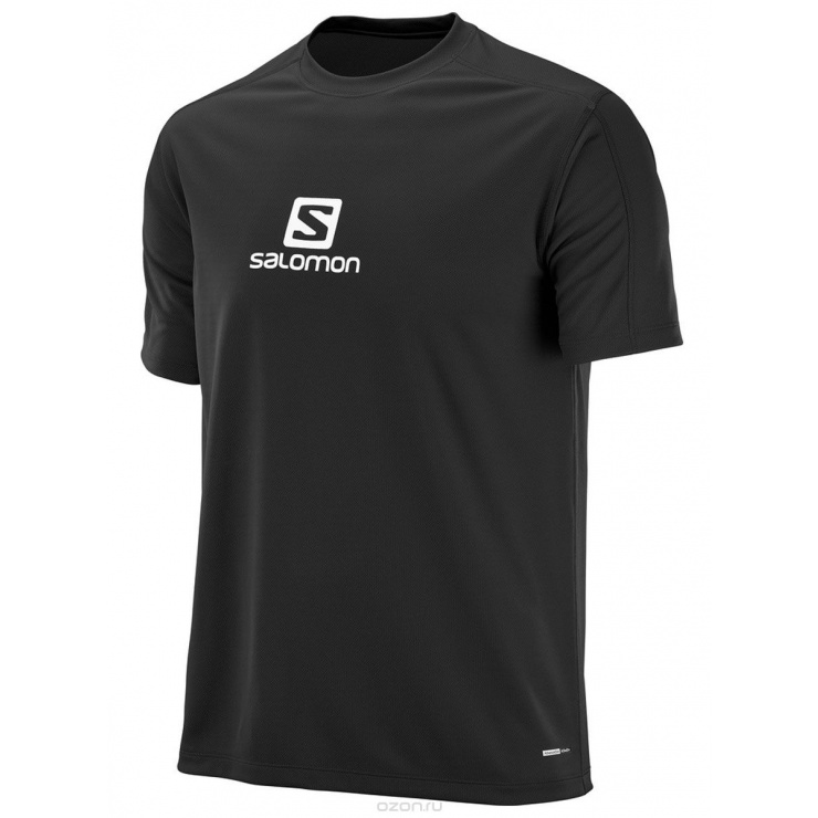 Футболка SALOMON STROLL LOGO SS TEE M Black фото 1