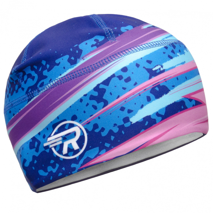 Шапочка RAY модель RACE материал термо-бифлекс FAST фуксия/голубой фото 1