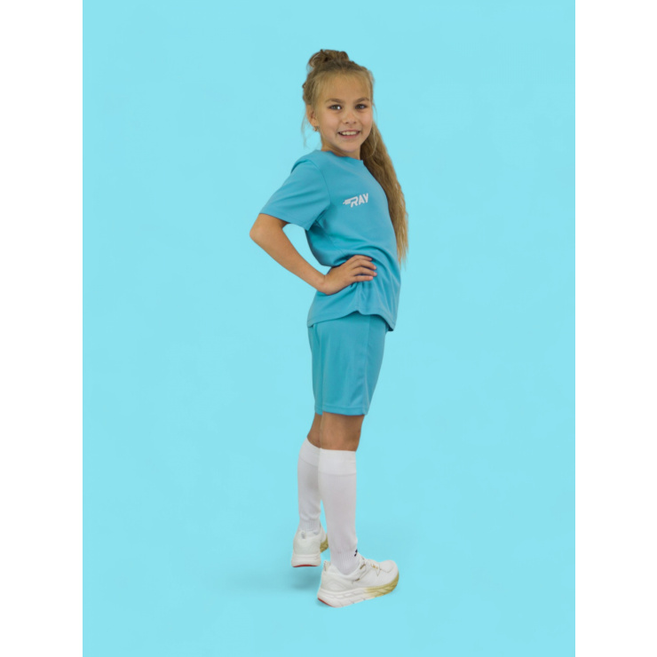 Комплект RAY (Kids) бирюзовый, лого белый фото 3