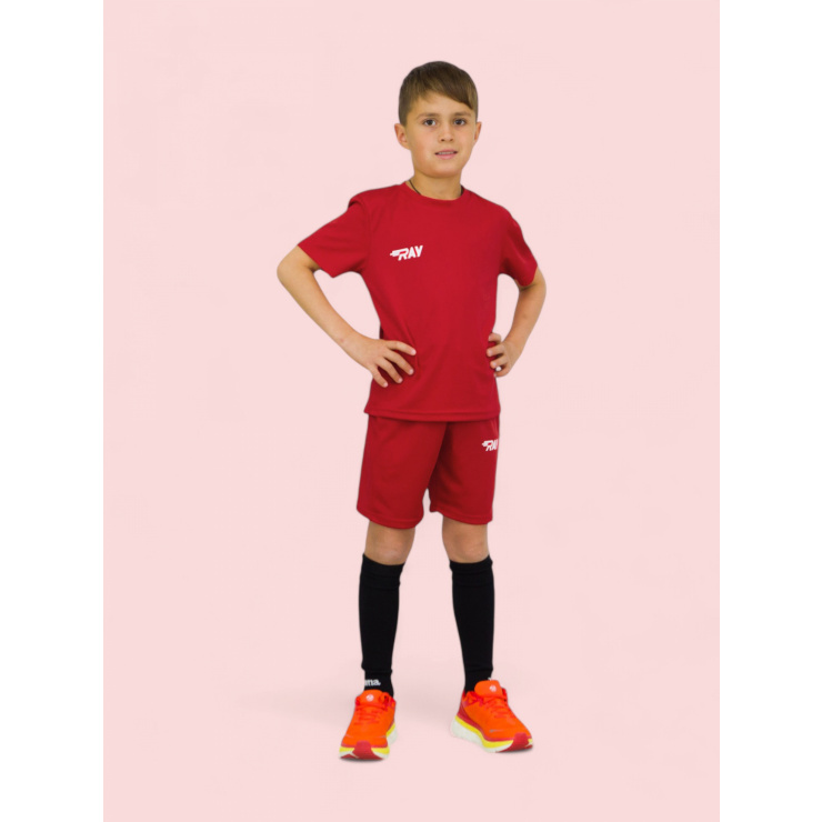 Комплект RAY (Kids) бордовый, лого белый фото 11