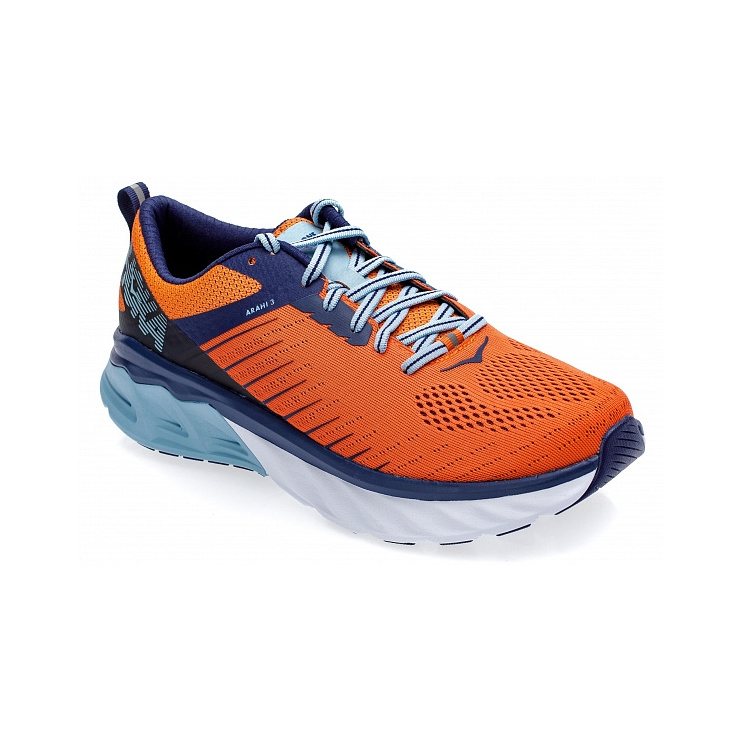 Кроссовки мужские Hoka M ARAHI 3 NASTURTIUM / PATRIOT BLUE фото 3