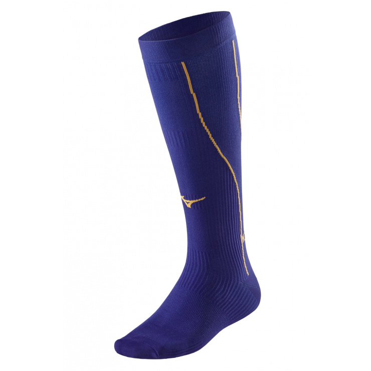 Носки MIZUNO Compression Socks, фиолетовый/оранжевый фото 1