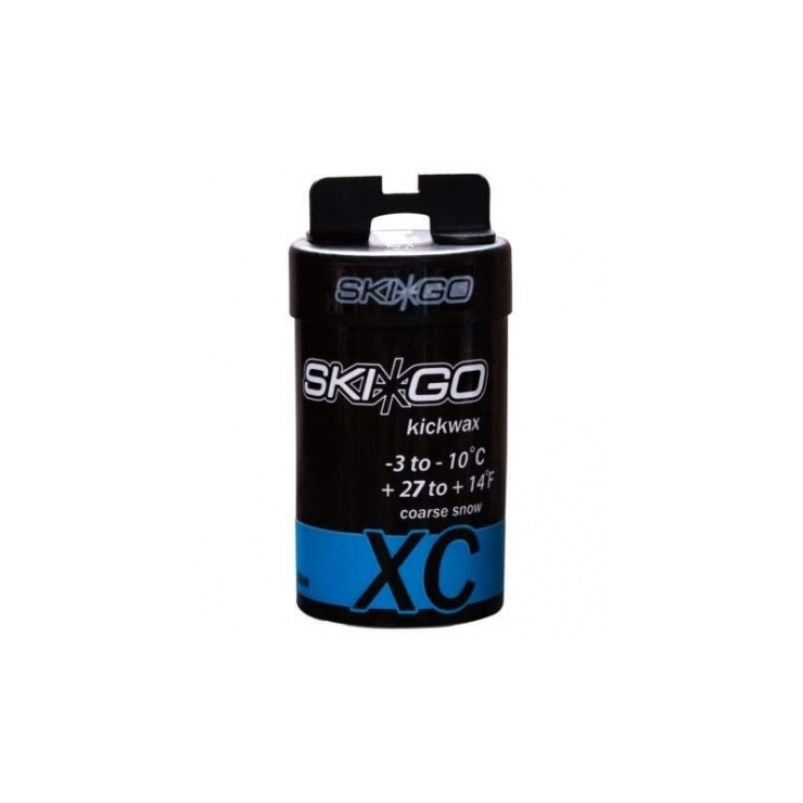 Мазь держания SkiGo XC Kickwax Blue -3/-10 45гр. фото 1