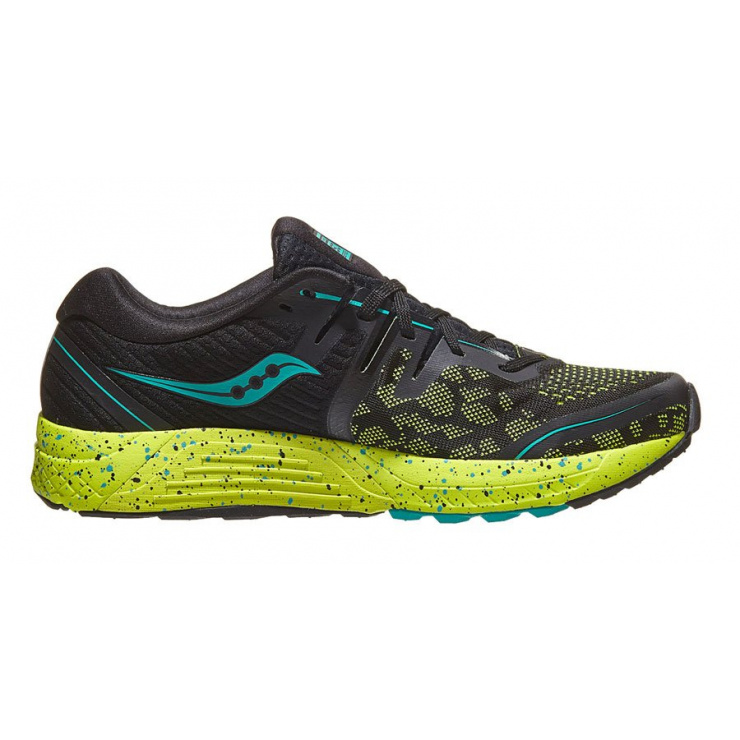 Кроссовки Saucony GUIDE ISO 2 TR Black/Citron (2019-20) фото 1