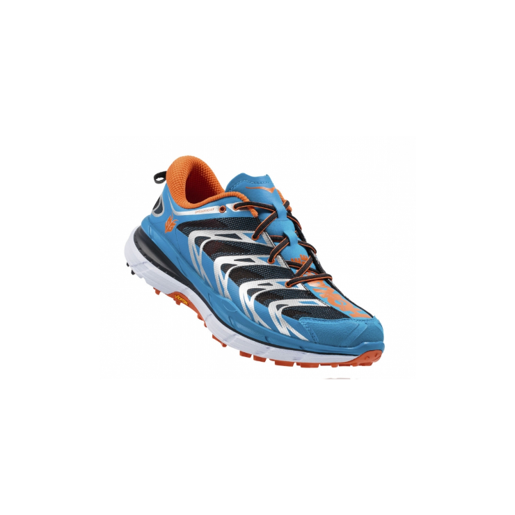 Кроссовки мужские Hoka M SPEEDGOAT BLUE / RED ORANGE фото 1