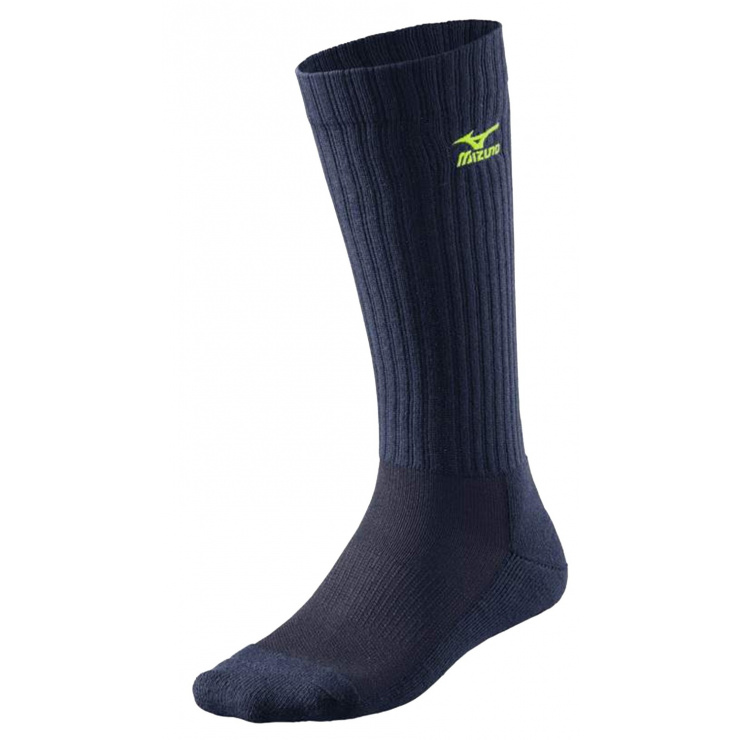 Носки MIZUNO Volley Sock Long, темно-синий/желтый фото 1