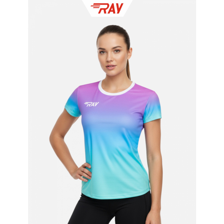 Футболка RAY (Woman) принт неон фото 1