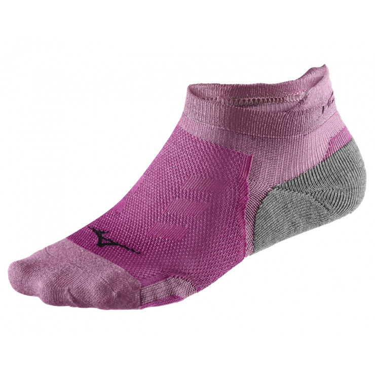 Носки MIZUNO DryLite Race Low Socks, малиновый фото 1