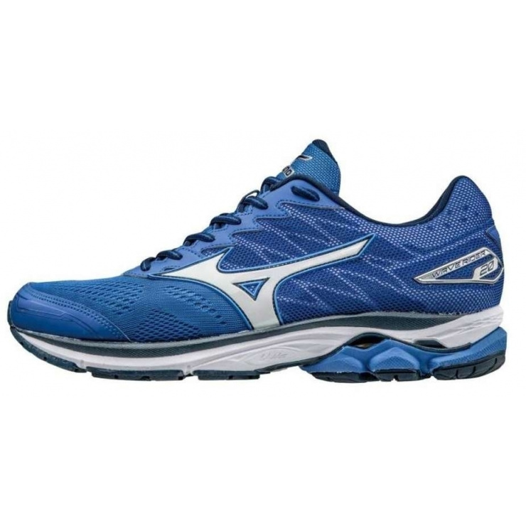 Кроссовки MIZUNO WAVE RIDER 20, синий/белый/темно-синий фото 1