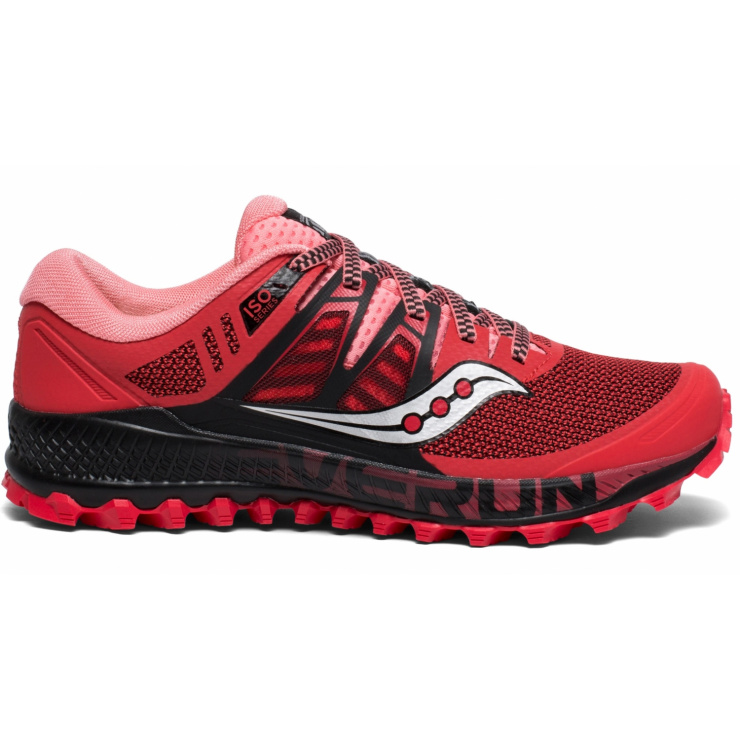 Кроссовки Saucony PEREGRINE ISO Hibiscus / Black (W) (2019) фото 1