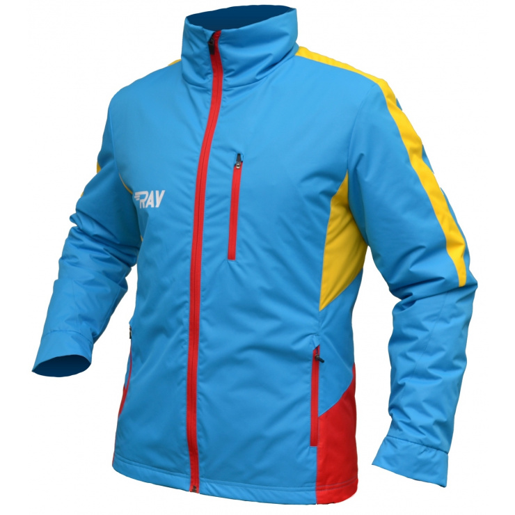 Куртка утеплённая парадная RAY (Men) синий/желтый/красный  фото 2