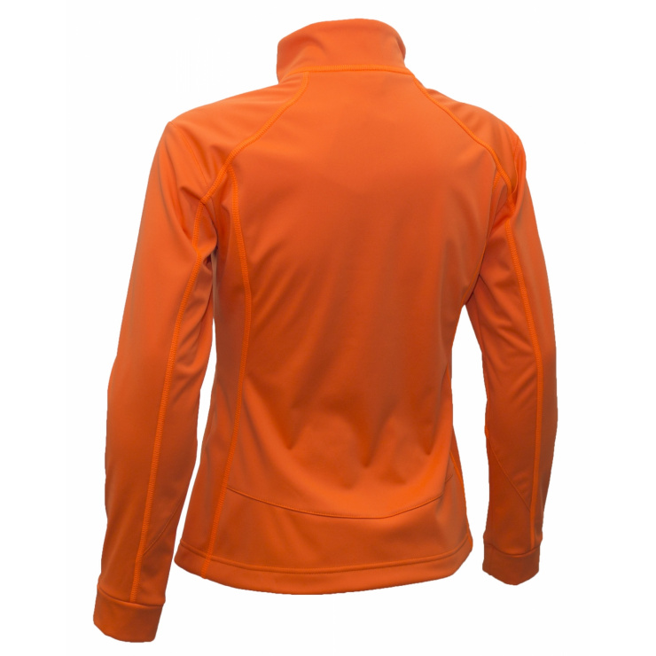 Куртка RAY (Woman)  оранжевый оранжевая молния оранжевый шов  фото 2