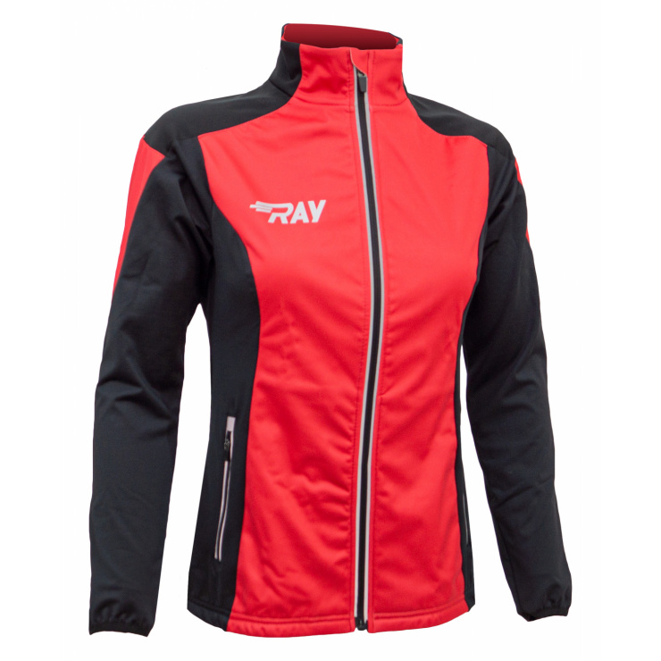 Куртка разминочная RAY WS модель PRO RACE (Woman) красный/черный фото 1