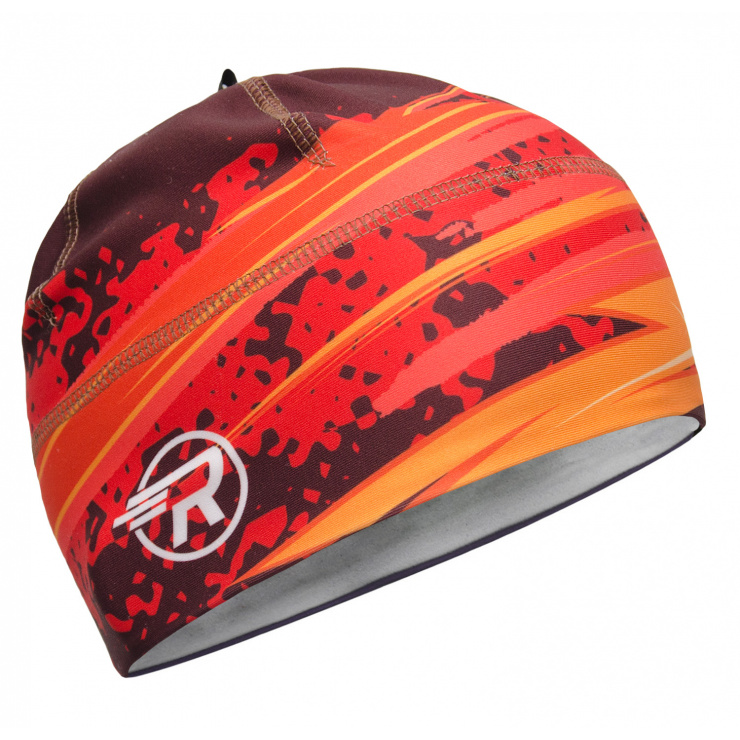 Шапочка RAY модель RACE материал термо-бифлекс FAST оранжевый/красный фото 1