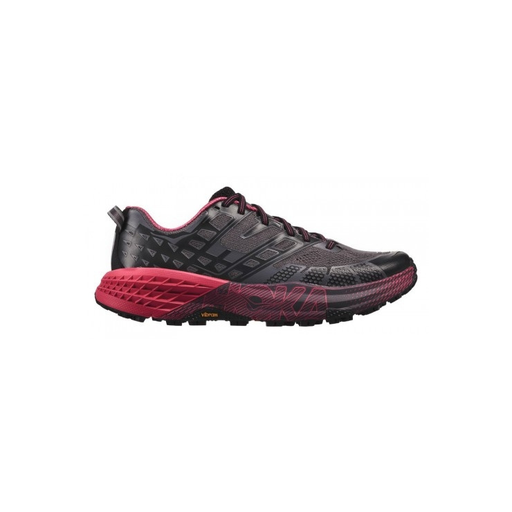 Кроссовки женские Hoka W SPEEDGOAT 2 BLACK/AZALEA  фото 1