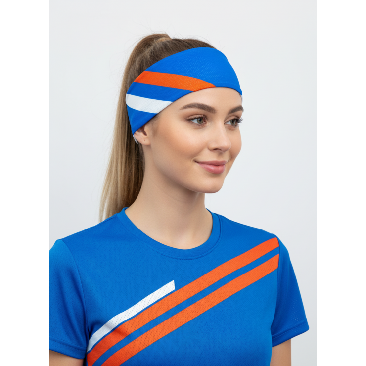 Повязка летняя облегчённая (UNI) принт Триколор фото 2