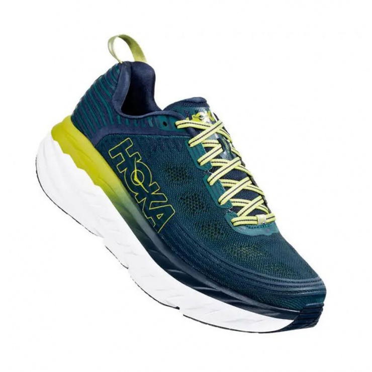 Кроссовки мужские Hoka M BONDI 6 DEEP TEAL / GREEN OASIS фото 2