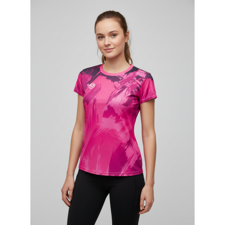 Футболка RAY (Woman) принт STROKES мовеин фото 1