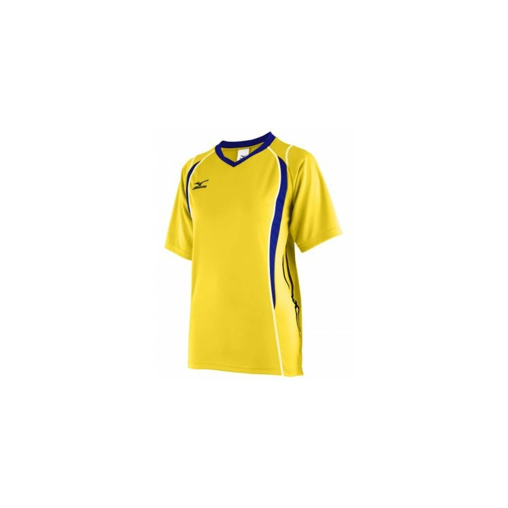 Футболка MIZUNO Premium Top желтый/синий/белый фото 1