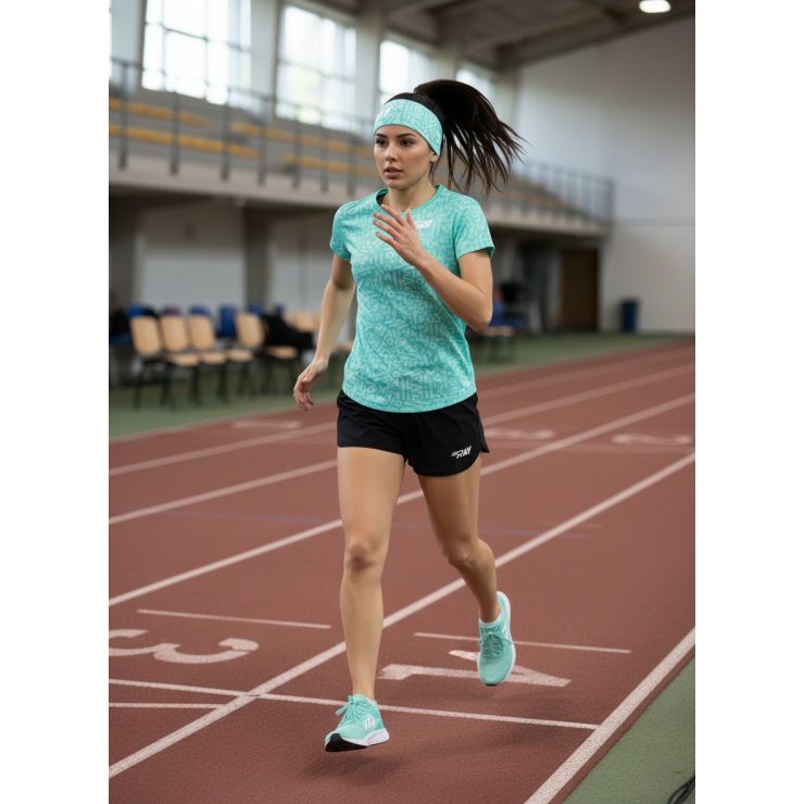 Повязка летняя облегчённая (UNI) принт Мята фото 4
