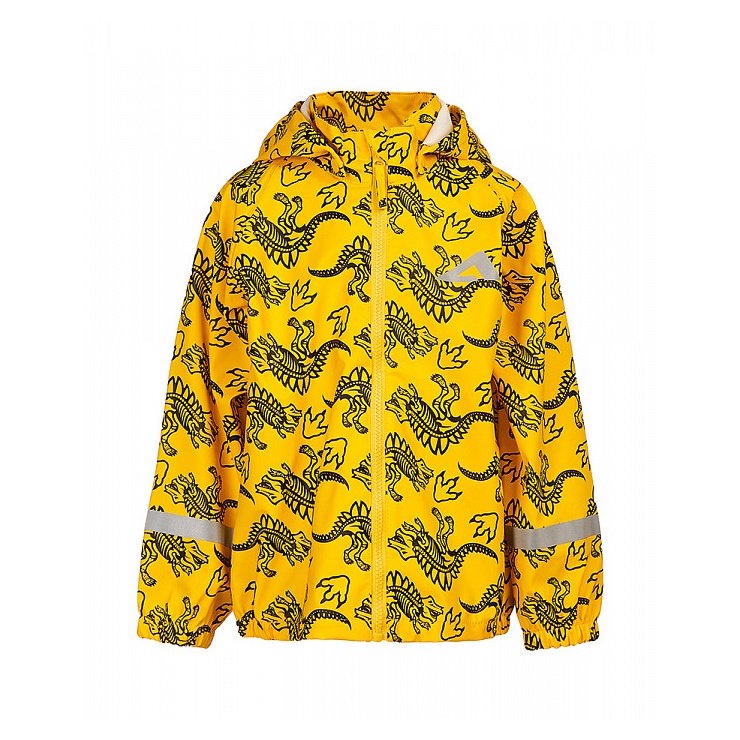 Куртка-дождевик детская OLDOS "Аллозавр" цвет желтый фото 1