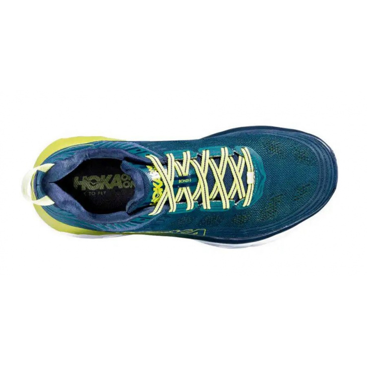 Кроссовки мужские Hoka M BONDI 6 DEEP TEAL / GREEN OASIS фото 4