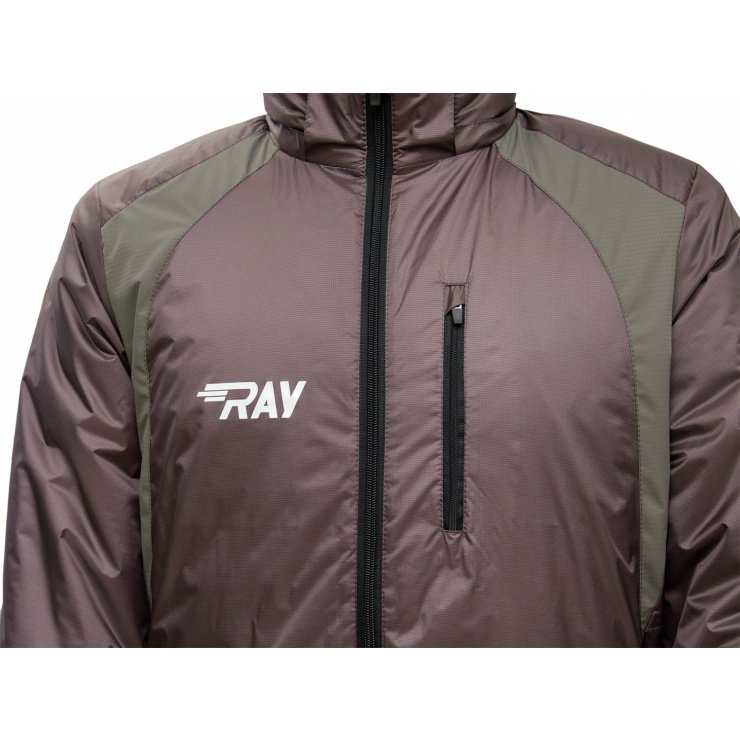 Куртка утеплённая  RAY модель Патриот мембрана темно-коричневый/хаки фото 3