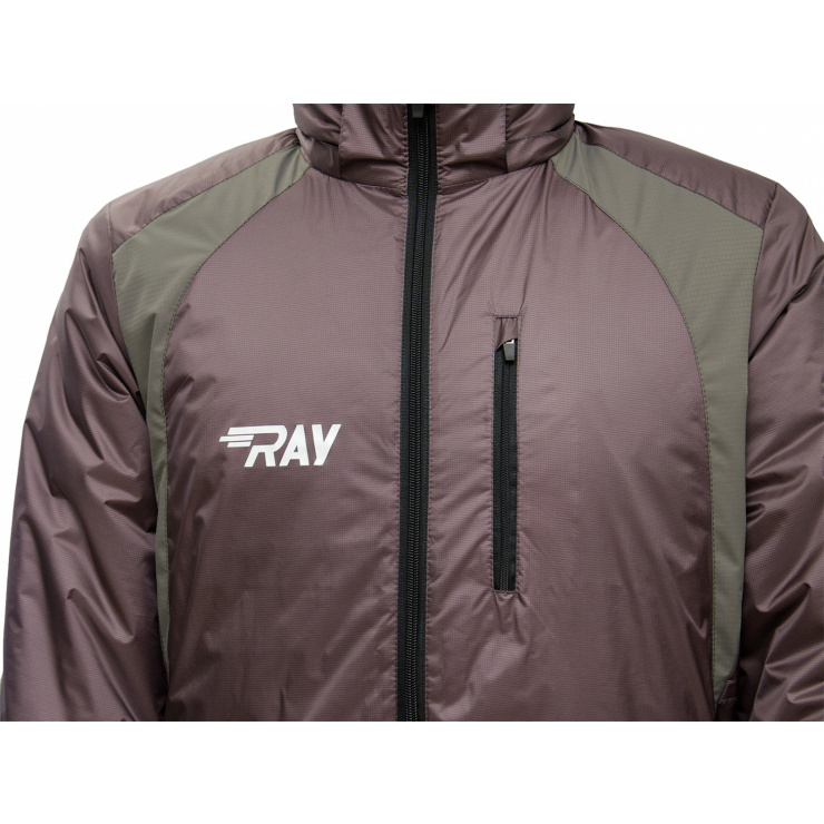 Куртка утеплённая  RAY модель Патриот мембрана темно-коричневый/хаки фото 3