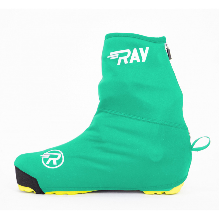 Чехол на ботинки BootCover RAY (UNI) бирюза, лого с/о  фото 1