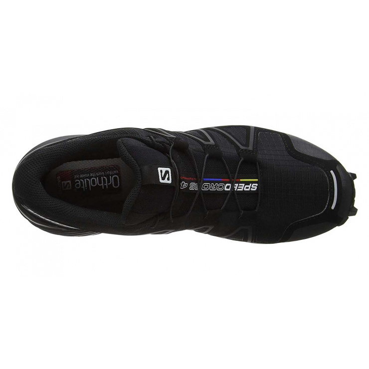 Кроссовки SALOMON SPEEDCROSS 4 WIDE Bk/Bk/BLACK фото 5