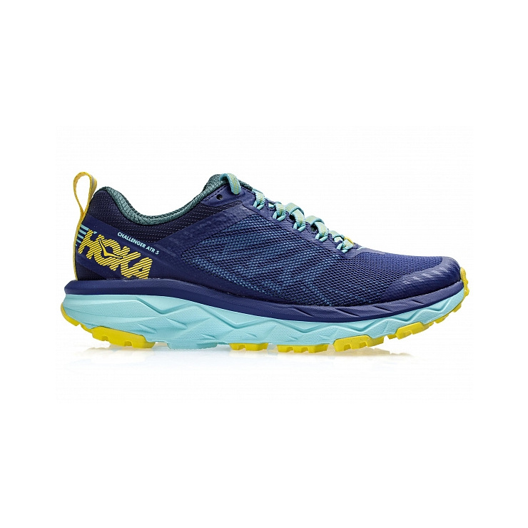 Кроссовки женские Hoka W CHALLENGER ATR 5 MEDIEVAL BLUE / MALLARD GREEN фото 1