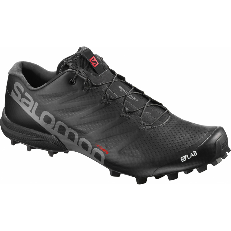 Кроссовки SALOMON S-LAB SPEED 2  BLACK/RACING RED фото 1