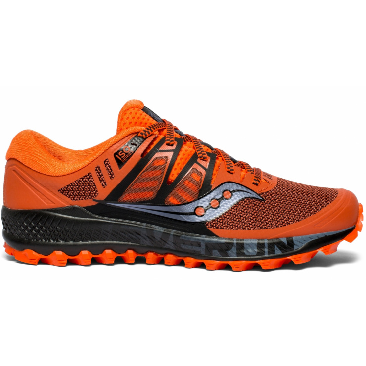 Кроссовки Saucony PEREGRINE ISO Orange/Black (2019) фото 1