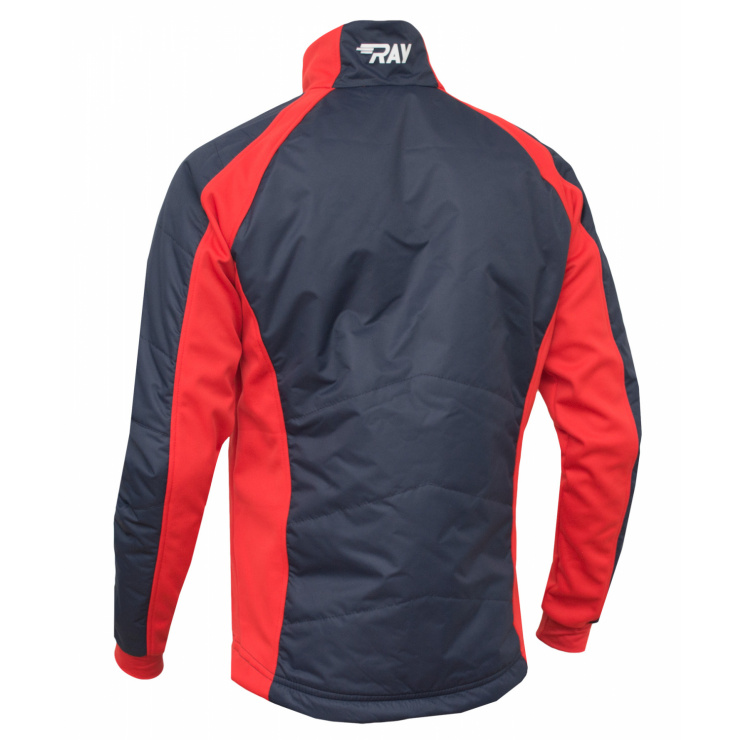 Куртка утеплённая туристическая  RAY  WS модель OUTDOOR (UNI) темно синий/красный  фото 2