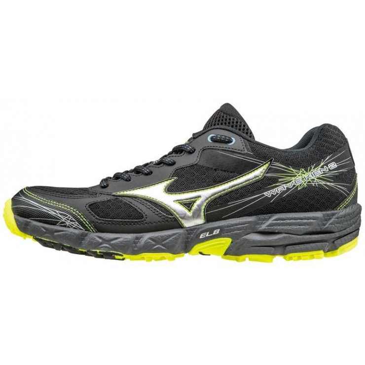 Кроссовки MIZUNO WAVE KIEN, черный/серебряный/желтый фото 1