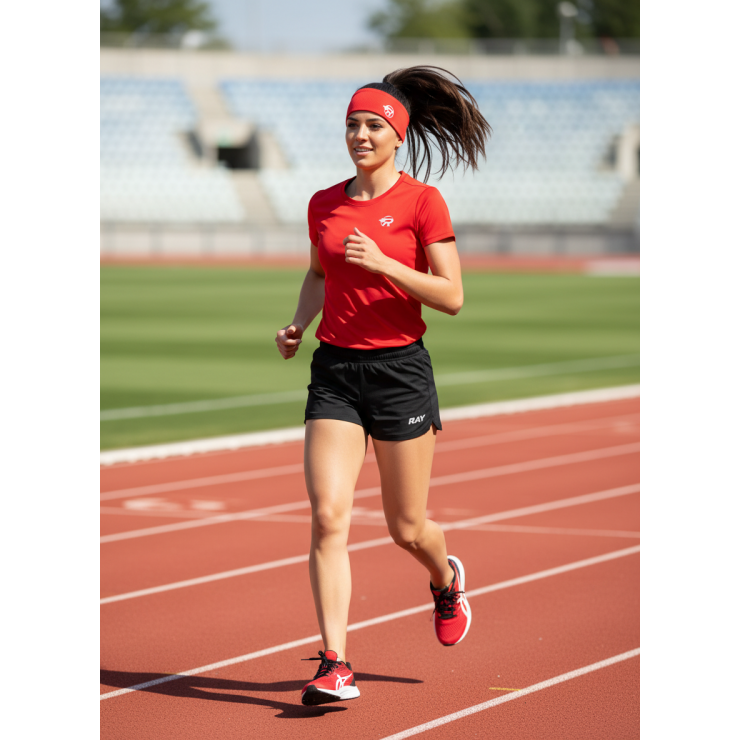 Повязка летняя облегчённая (UNI) красный фото 4